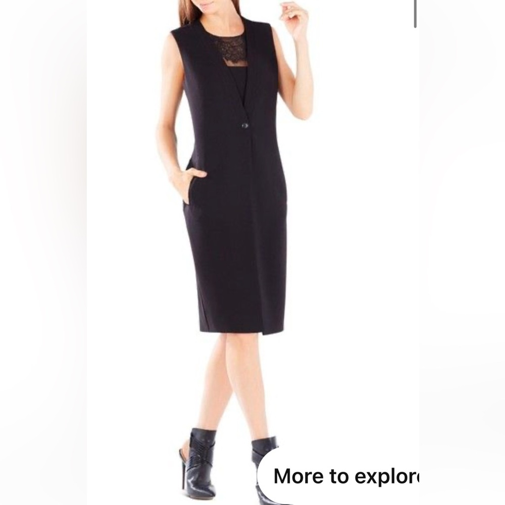 BCBG MAXARZIA office dress black